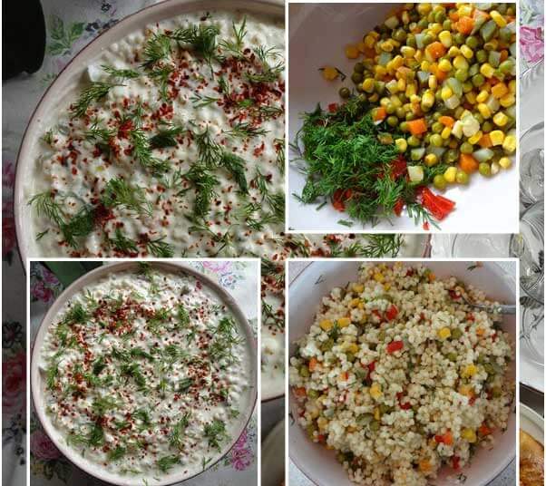Kuskus Salat mit Joghurt Rezept - Yoğurtlu Kuskus Salatası Tarifi