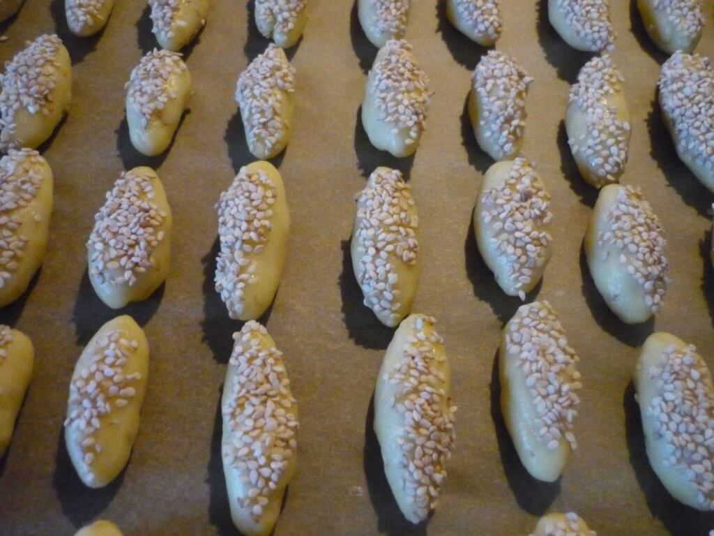 Türkische Plätzchen mit Sesam - Susamlı Kuru Pasta