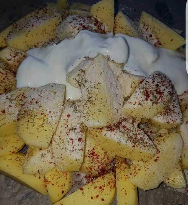 Kartoffel mit Joghurt - Yoğurtlu Patates