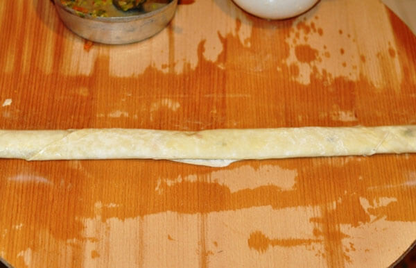 Börek mit Porree - Pırasalı Gül Böreği