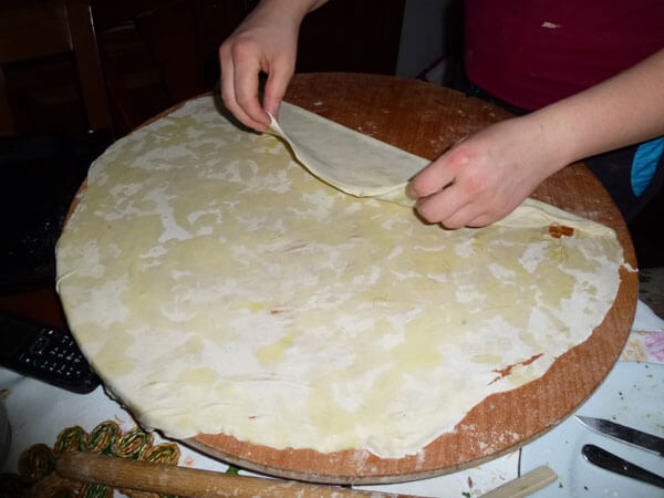 Bosnischer Börek mit Spinat - Ispanaklı Boşnak Böreği