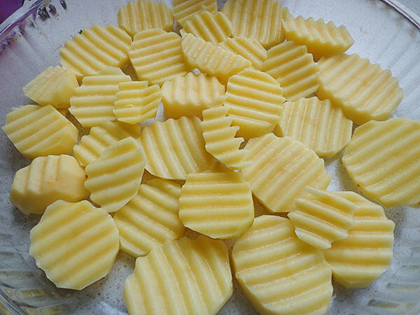 Champignons mit Kartoffel - Mantarlı Patates